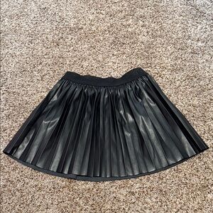 Crewcuts Shiny Black Mini Skirt